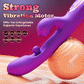 Tongue Licking Clitoral Stimulator Vibrator With 360° Rotation Rubbing Ball