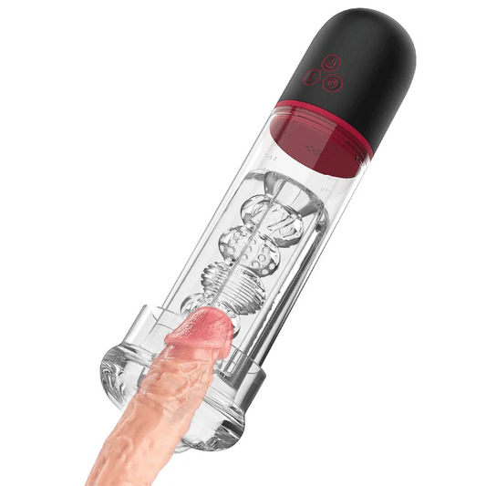 Vibration 9 Mode Clip Suction Penis Pump