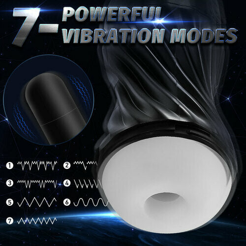 5 Vacuum Sucking 7 Vibration Modes Automatic Male Masturbation Cup