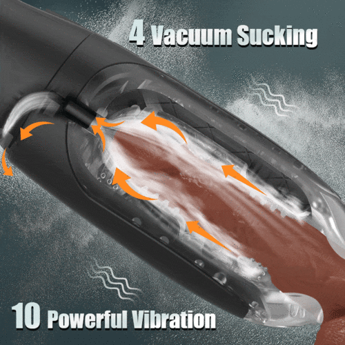 4 Vacuum Sucking 10 Strong Vibrations Male Masturbator