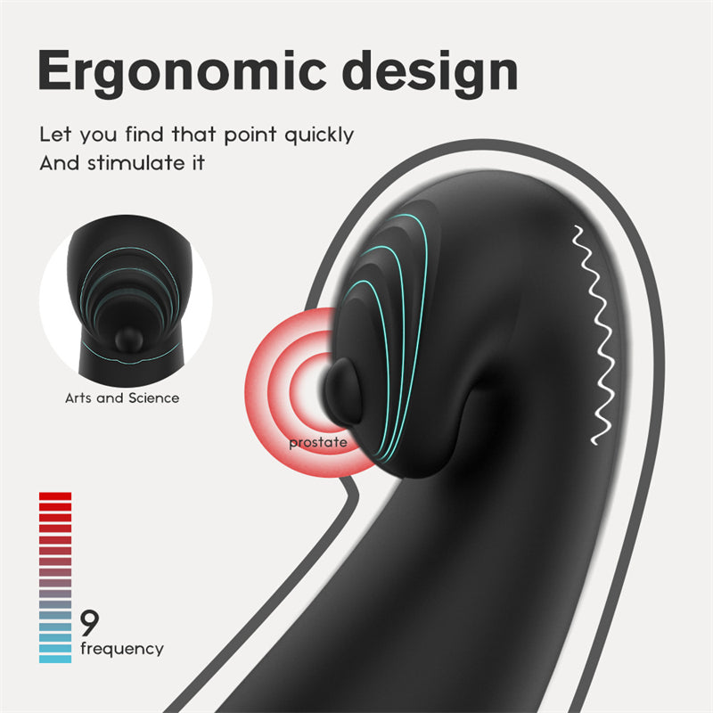 Remote Control Cock Ring Butt Plug Prostate Massager